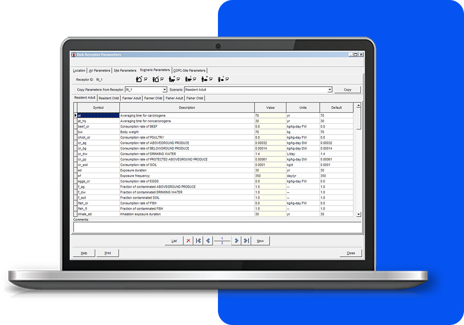 IRAP-h View Scenario Feature